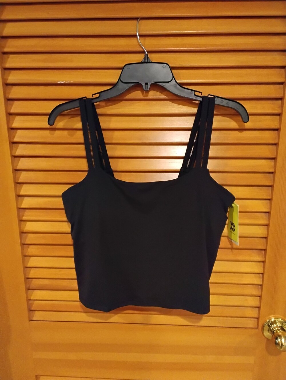 NWT Black Large Support Tank Top By All In Motion